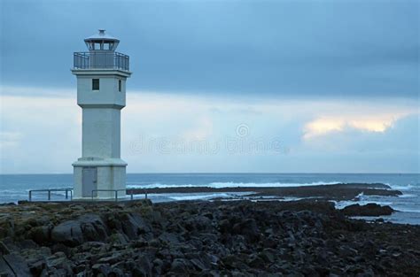 Akranes Lighthouse stock image. Image of lighthouse, landscape - 66321843