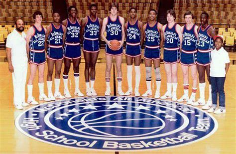 Stars in the McDonald's All-American Game with Patrick Ewing and Chris ...