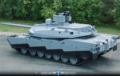 General Dynamics unveils its new US AbramsX tank MBT technology ...