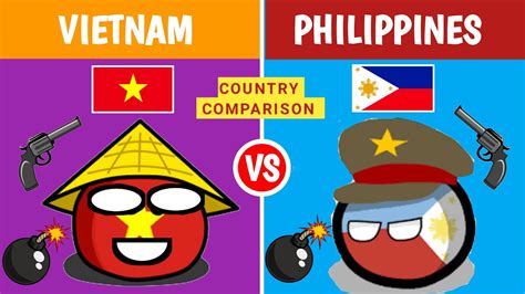 Philippines 🇵🇭 Vs Vietnam 🇻🇳 - Country Comparison 2023 | Vietnam Vs Philippines | Comparison ...