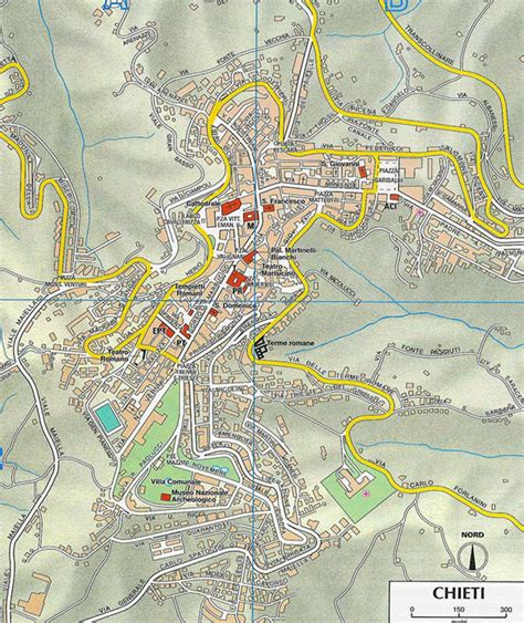 Map of Chieti