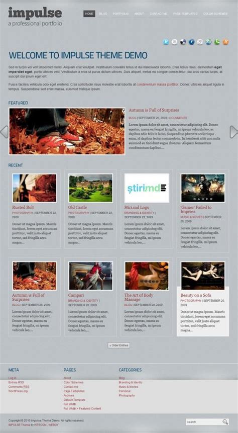 Impulse WordPress Theme - MeThemes