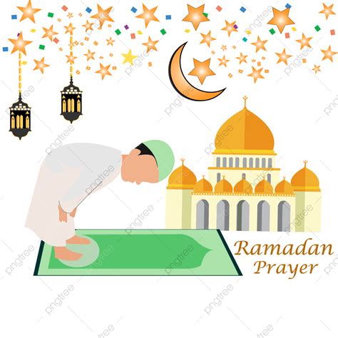 Ramadan Prayer Vector Hd PNG Images, Ramadan Prayer, Ramadan, Prayer ...