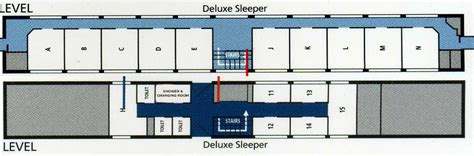 Amtrak Train Car Layout