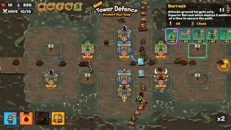 Gold Tower Defense - Play free online games on PlayPlayFun