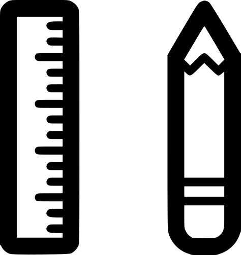 Pencil Ruler School Drawing Svg Png Icon Free Download (#548935) - OnlineWebFonts.COM