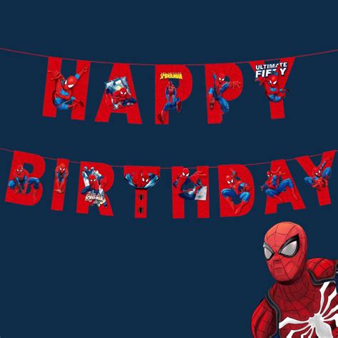 Top 70+ imagen happy birthday spiderman - Abzlocal.mx