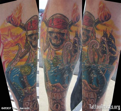 Pirate Skull Tattoo Design - Tattoos Designs