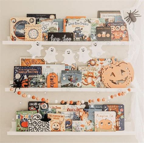 Pin by Caitlin FitzGerald on HALLOWEEN 2023 | Halloween books, Holiday bookshelves, Fall ...