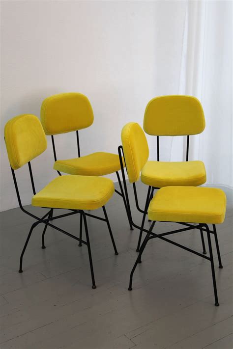 Yellow Dining Chairs : Noah Modern Yellow Microfiber Leather Dining ...