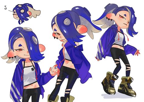 Ponytail shiver | キャラクターデザイン, スプラトゥーン かわいい, キャラクターアート