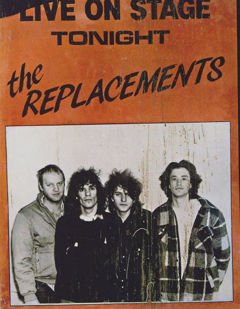 Live on Stage: The Replacements | Rock band posters, Musical band, Band posters