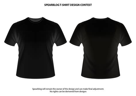 Black T Shirt Template @BBT.com