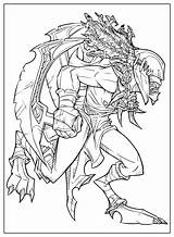 Bloodseeker Dota 2 Coloring Page  Free Printable Pages sketch template