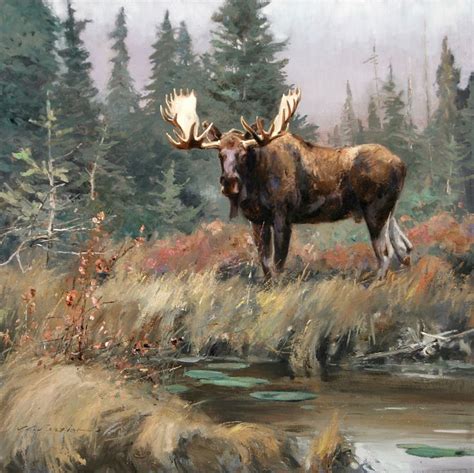 Luke Frazier Fine Art | Hunting art, Moose painting, Wildlife paintings