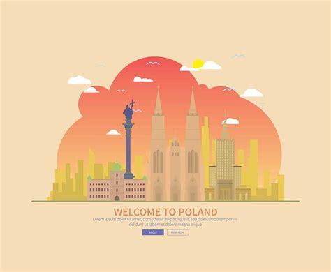 Free Poland Landmarks Illustration eps svg vector | UIDownload