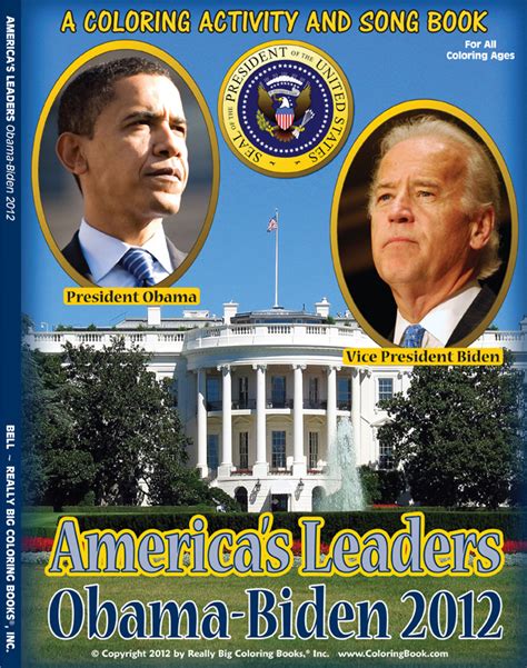 Wholesale Coloring Books | President Obama Vice President Biden 2012 Coloring Activity Song Book