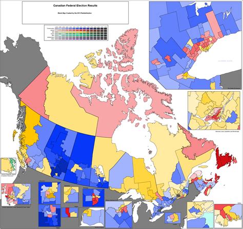 Canadian Federal Election Results - Vivid Maps