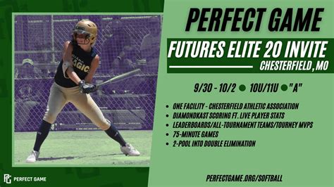 Perfect Game Softball on Twitter: "Perfect Game - Elite 40 Scouting Showcase & Invites New ...