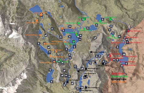 Call of the Wild: The Angler Mission Overview Map - SteamAH