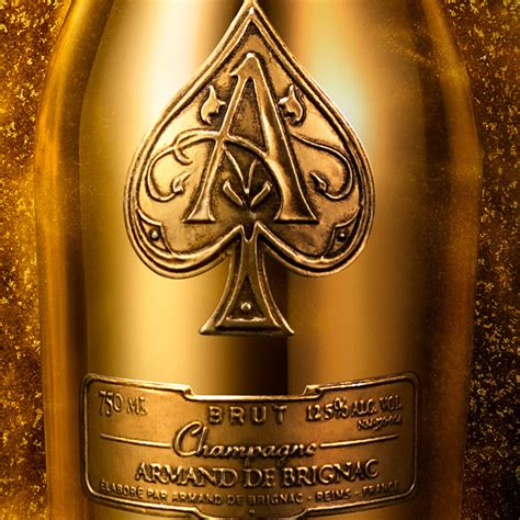 Ace of Spades Champagne // Gold Brut + Velvet Bag // 750ml - Armand de ...