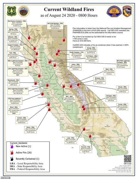 Active Fire Mapping Program Current Fire Map Californ - vrogue.co