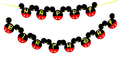 Mickey Mouse Birthday Banner