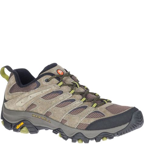 Merrell Men's Moab 3 Hiking Shoes - Walnut/Moss | elliottsboots