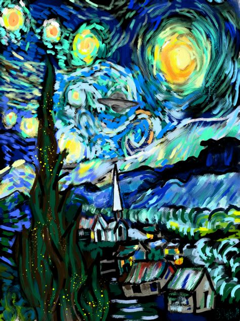 Van Gogh impressionism |color and movement. ⋆ Digital Pink Nirvana