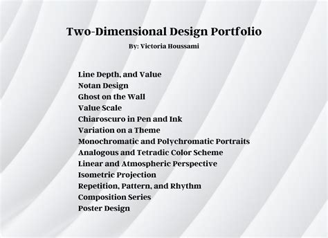 Portfolio: Two-Dimensional Design by grahamvictoria - Issuu