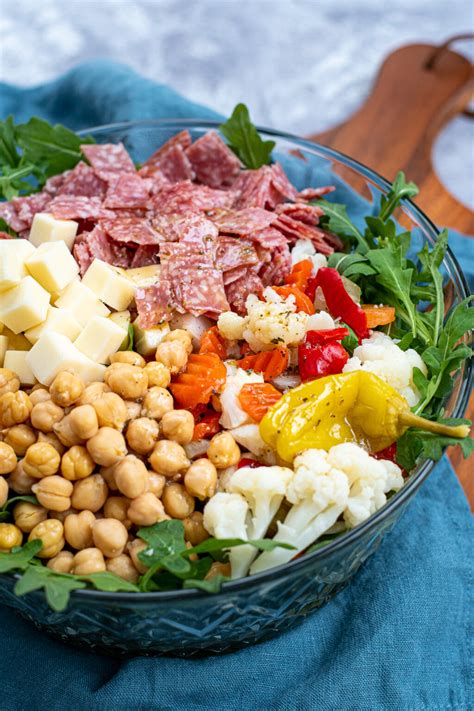 Easy Antipasto Salad with Oregano Dressing - The Schmidty Wife