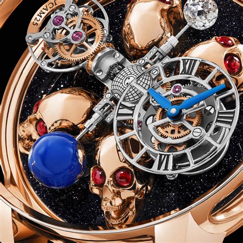 News - Jacob & Co Astronomia Tourbillon Art Static 4 Skulls (Specs, Price)