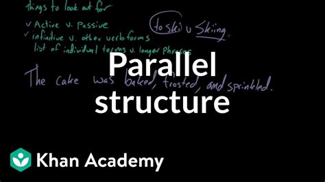 Parallel Structure Worksheet With Answers – E Street Light