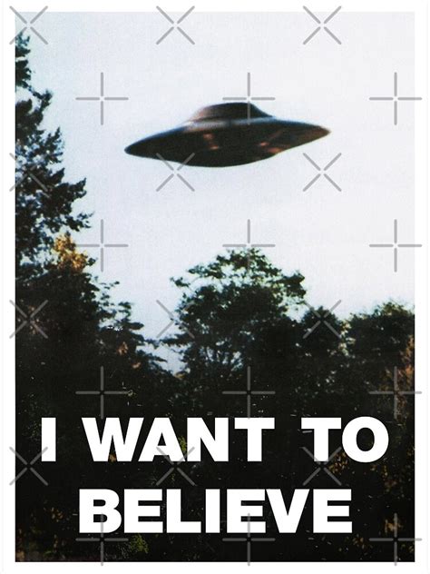 "I Want To Believe X-Files Poster" Poster for Sale by jacobcdietz ...