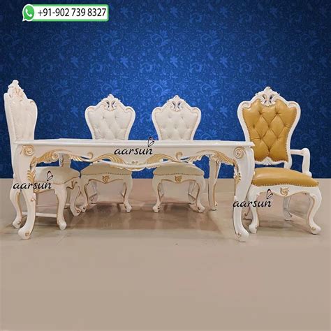 Wooden Royal Dining Set at best price in Saharanpur | ID: 2851740339373