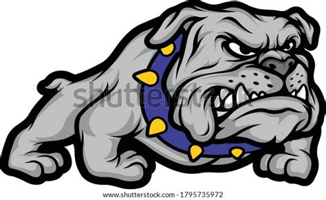 Bulldog Cartoon Illustration Vector Design Stock Vector (Royalty Free ...