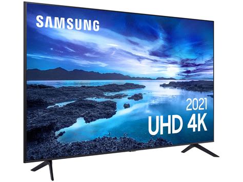 Smart TV 70” Crystal 4K Samsung 70AU7700 Wi-Fi - Bluetooth HDR Alexa Built in 3 HDMI 1 USB - TV ...