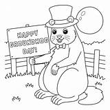 Groundhog Day Coloring Pages Printable For Free Download sketch template
