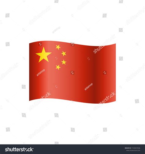 National Flag China Vector Illustration China Stock Vector (Royalty ...