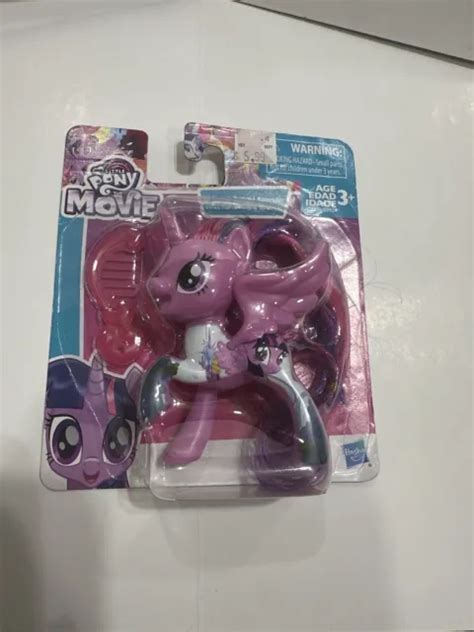 HASBRO MY LITTLE Pony Movie All About Twilight Sparkle 3.5” Pony With Comb $9.00 - PicClick