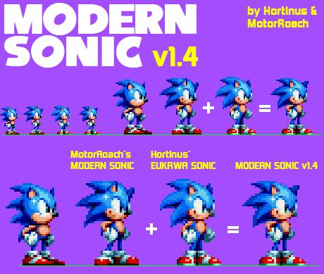 Modern Sonic v1.4 : r/SonicTheHedgehog