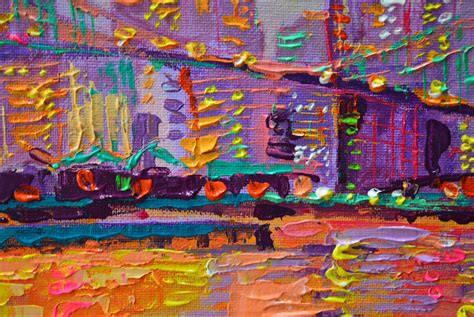 New York City Lights, Pintura por Adriana Dziuba | Artmajeur