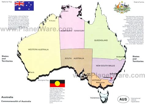 Provinces Of Australia Map - Amanda Marigold