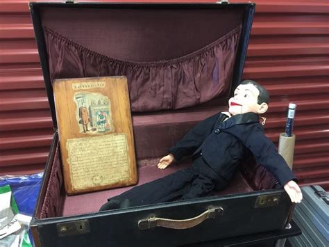 RARE Famous HAUNTED VENTRILOQUIST DUMMY IN A TRUNK Very Creepy | Ventriloquist dummy, Dummy, Creepy