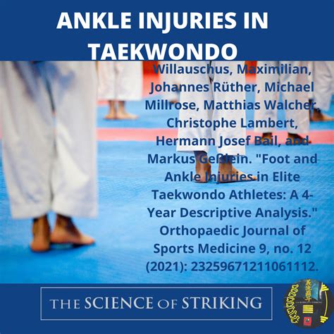 BRIEF REVIEW: ANKLE INJURIES IN TAEKWONDO - The Science Of Striking