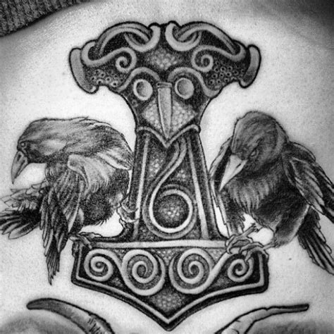 Top 57 Odin’s Ravens Tattoo Ideas [2021 Inspiration Guide] | Norse ...