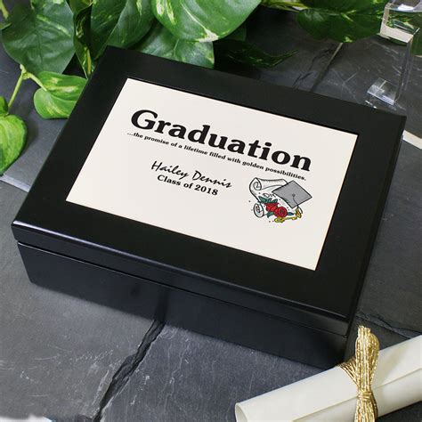 Personalized Graduation Keepsake Box | GiftsForYouNow