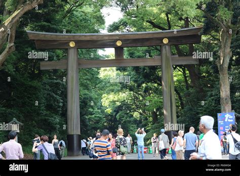 Entrance of Meiji Shrine, Tokyo, Japan Stock Photo - Alamy