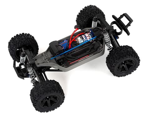 Traxxas Rustler 4X4 1/10 4WD RTR Stadium Truck (Blue) [TRA67064-1-BLUE ...