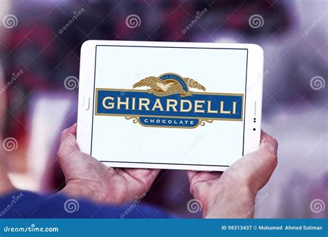 Ghirardelli chocolate logo editorial photography. Image of nestle - 98313437